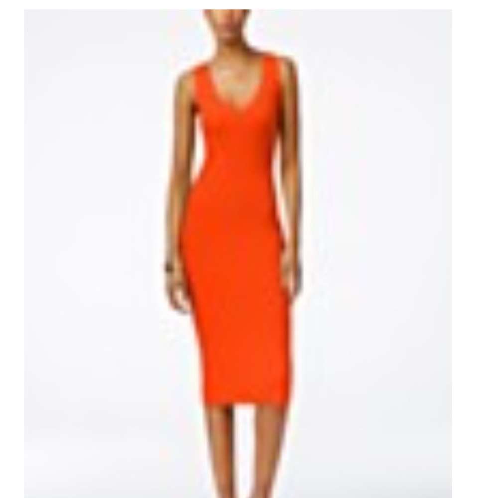 Michael Michael Kors Sleeveless Bodycon Sweater Dress